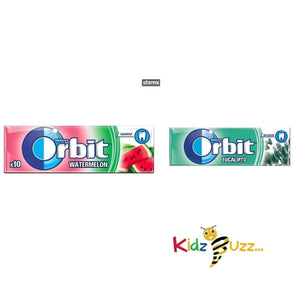 Mix Pack of Wingley's Orbit Watermelon & Eucalyptus
