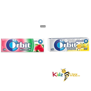 Mix Pack of Wingley's Orbit Watermelon & Fruit