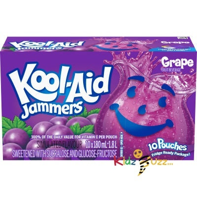 Kool Aid Jammers Grape 180ml x 10,20,30,40 Pack