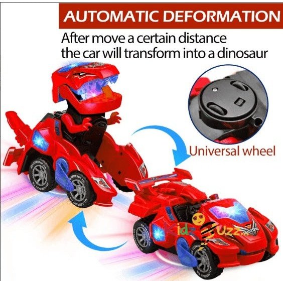 Deformation Dinosaur Car