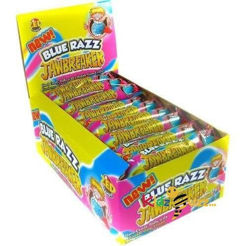 Zed Candy Razz Zed Candy Blue Razz Jawbreaker Balls 30 Pkt | kidzbuzzz