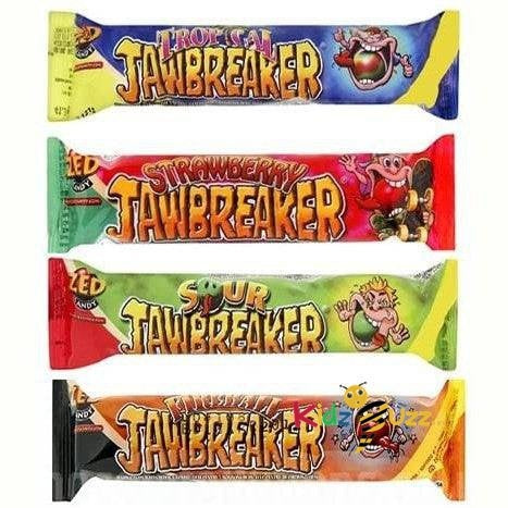 Jawbreaker Mixture 4 Pack Mix Fireball, Tropical, Sour, Strawberry